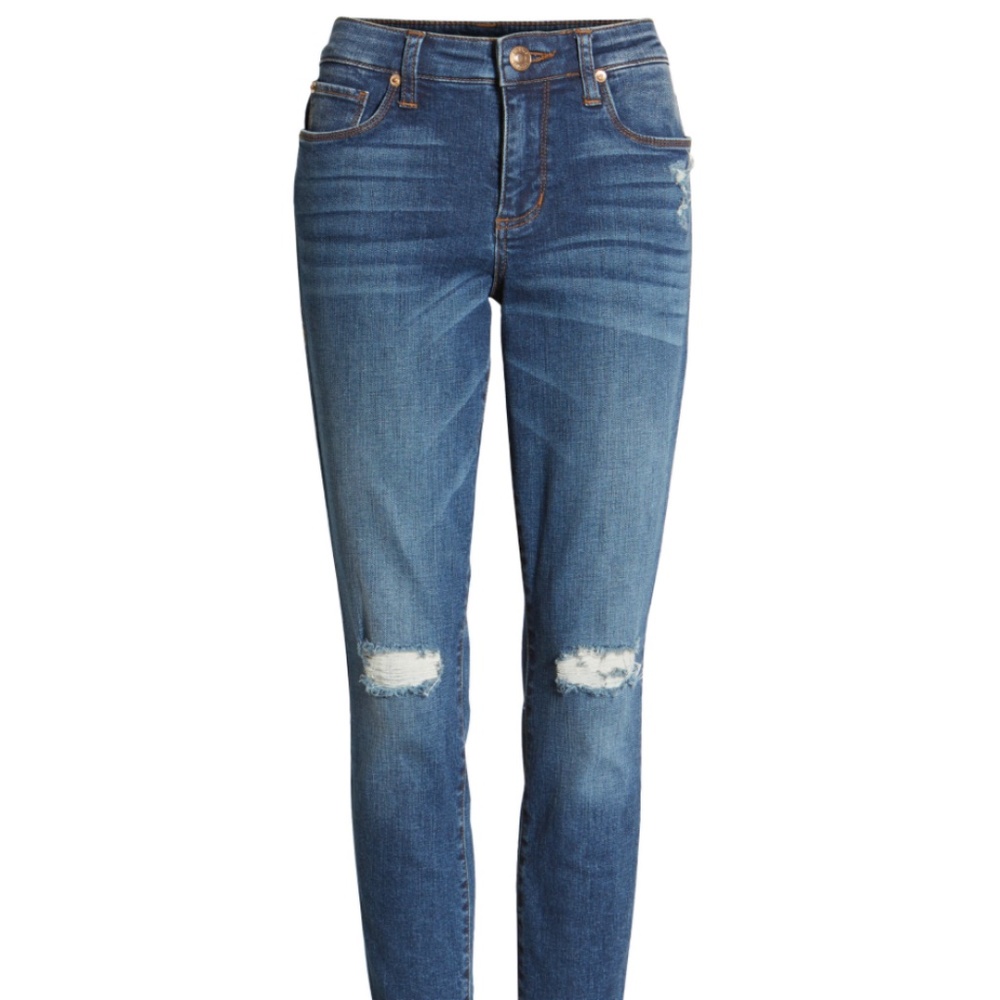 STS Blues Emma Distressed Raw Hem Crop Skinny Jean